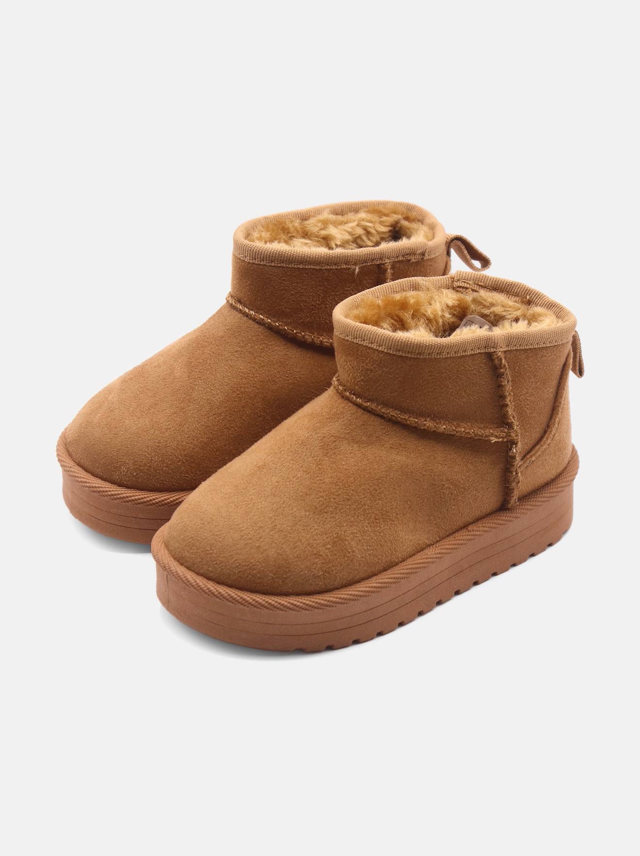 Bottine Basses Camel