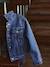Veste jean fille bleu clair+bleu moyen 7 - vertbaudet enfant 