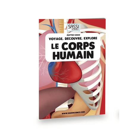 Puzzle & livre - voyagez découvrez explorez le corps humain Bleu 3 - vertbaudet enfant 