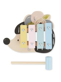 -Xylophone bois en forme de hérisson - 17,5 cm