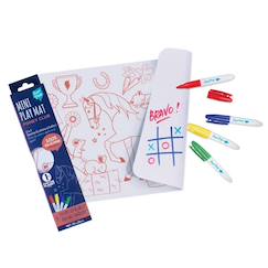 Jouet-Set en silicone à colorier réversible - mini poney