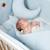 Oreiller plat lapin en gaze de coton jeanne Beige+Blanc+Blanc à pois or+Bleu+Camel+Écru+Gris clair+Terracotta+Vert de gris 20 - vertbaudet enfant 