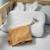 Oreiller plat lapin en gaze de coton jeanne Beige+Blanc+Blanc à pois or+Bleu+Camel+Écru+Gris clair+Terracotta+Vert de gris 37 - vertbaudet enfant 