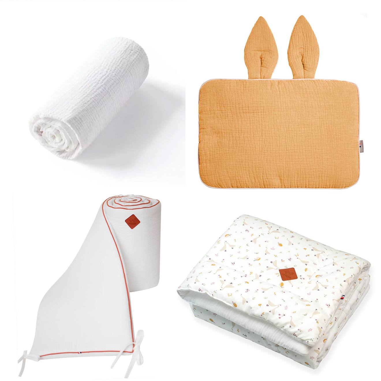 Set+Mon+Premier+Lit+Sidonia+Sidonia,+Beige,+ecru,+Blanc