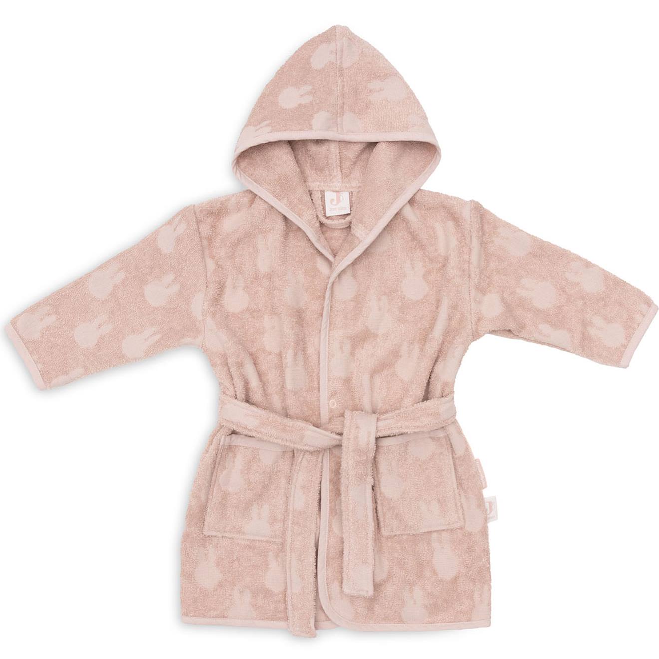 Peignoir Éponge Miffy Jacquard En Coton Rose