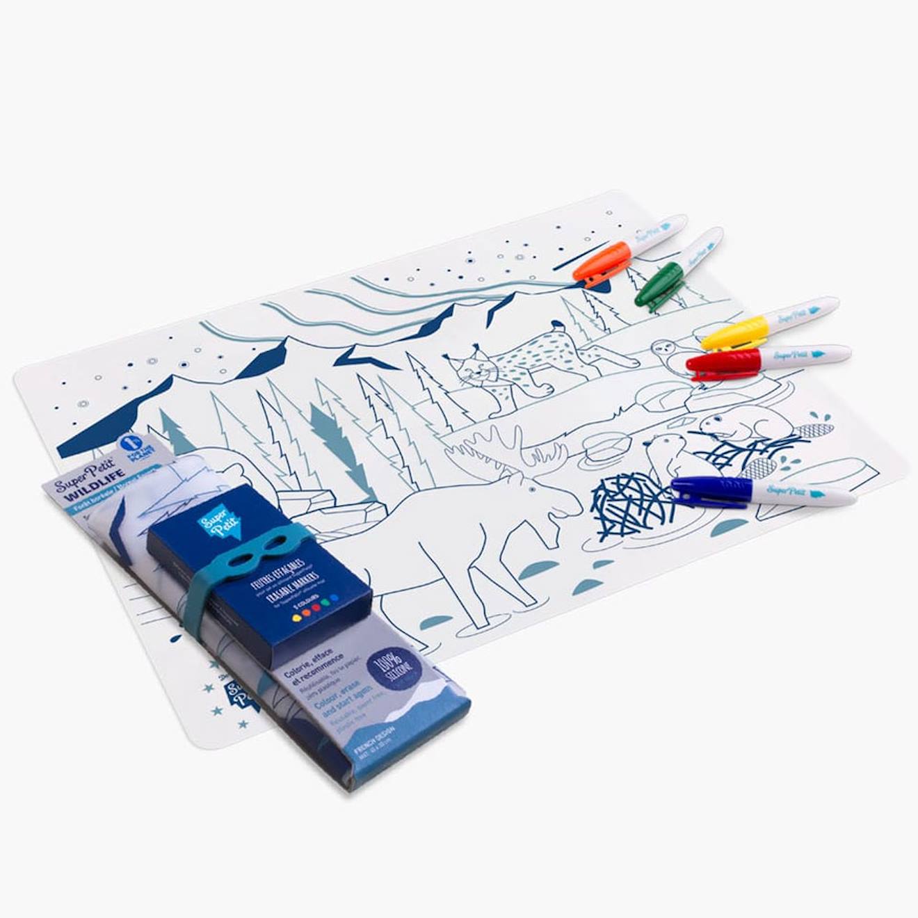 Set En Silicone À Colorier - Forêt Boréale Multi-coloured