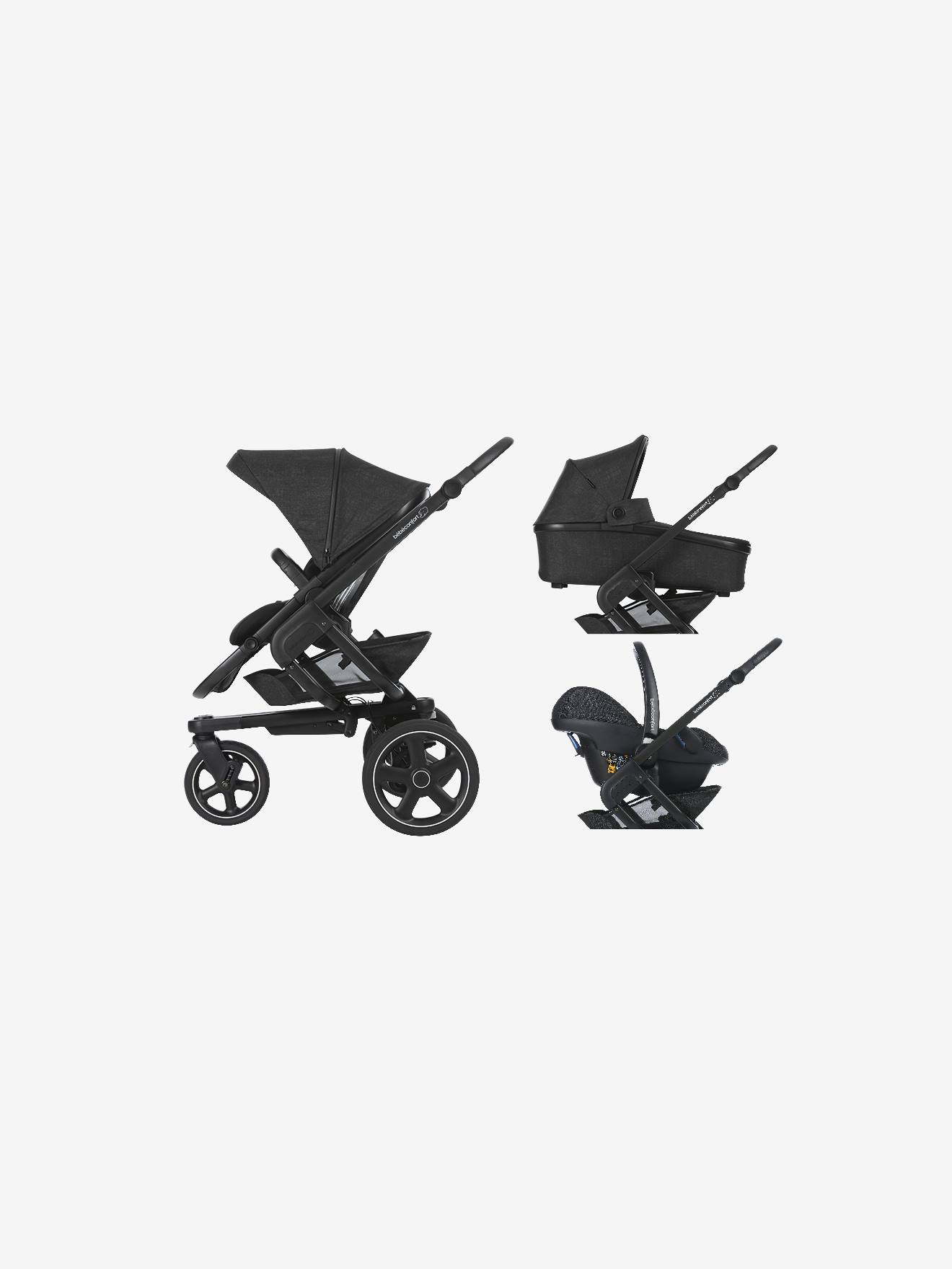 Poussette Tout Terrain Bebe Confort Nova 3 Roues Noir Nomad Black Bebe Confort