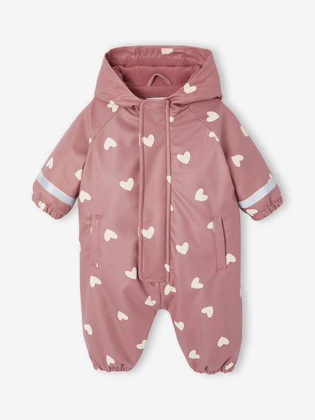 Capuche Imperméable Bébé Combinaison Anti-Pluie Bébé Vertbaudet - Doublure Polaire Capuche | Taille 2-4 Ans Étanche Capuche Bébé Pluie