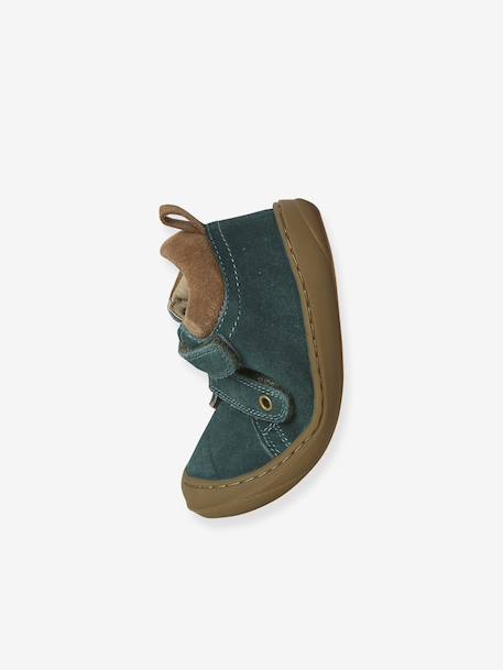 Chaussures premiers pas bébé velcro beige+bleu+bleu électrique+bleu jean+chocolat+lot beige+lot marron+lot vert+marron+ocre+vert+vert sauge 64 - vertbaudet enfant 