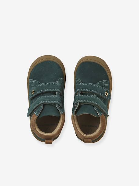 Chaussures premiers pas bébé velcro beige+bleu+bleu électrique+bleu jean+chocolat+lot beige+lot marron+lot vert+marron+ocre+vert+vert sauge 62 - vertbaudet enfant 