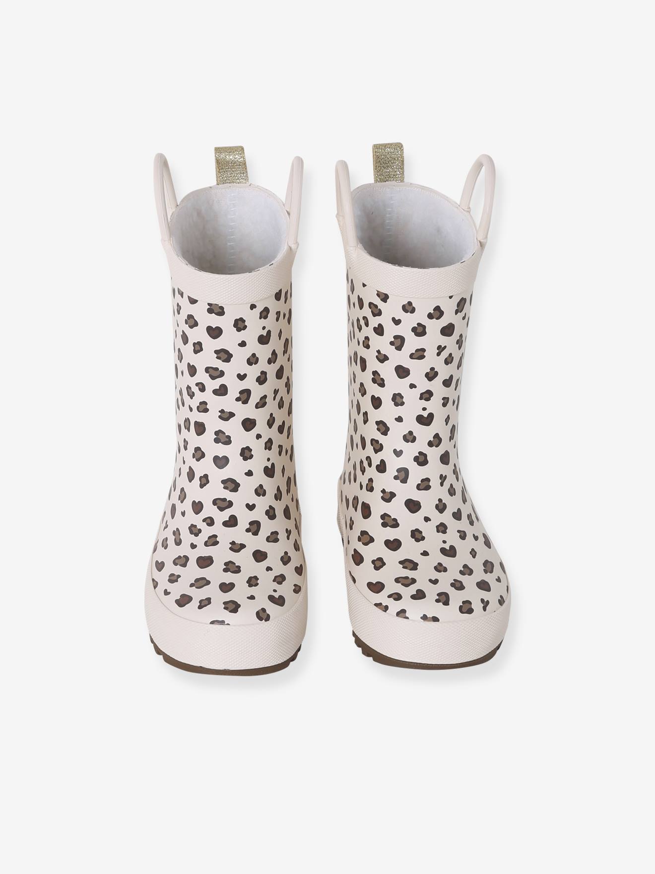 Bottes De Pluie Bébé Rose Bottes De Pluie Motif Cerises Vertbaudet