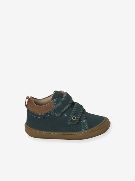 Chaussures premiers pas bébé velcro beige+bleu+bleu électrique+bleu jean+chocolat+lot beige+lot marron+lot vert+marron+ocre+vert+vert sauge 60 - vertbaudet enfant 