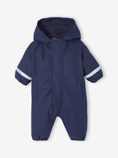 Bébé-Manteau, combipilote, nid d'ange-Combinaison à capuche anti-pluie bébé doublée maille polaire