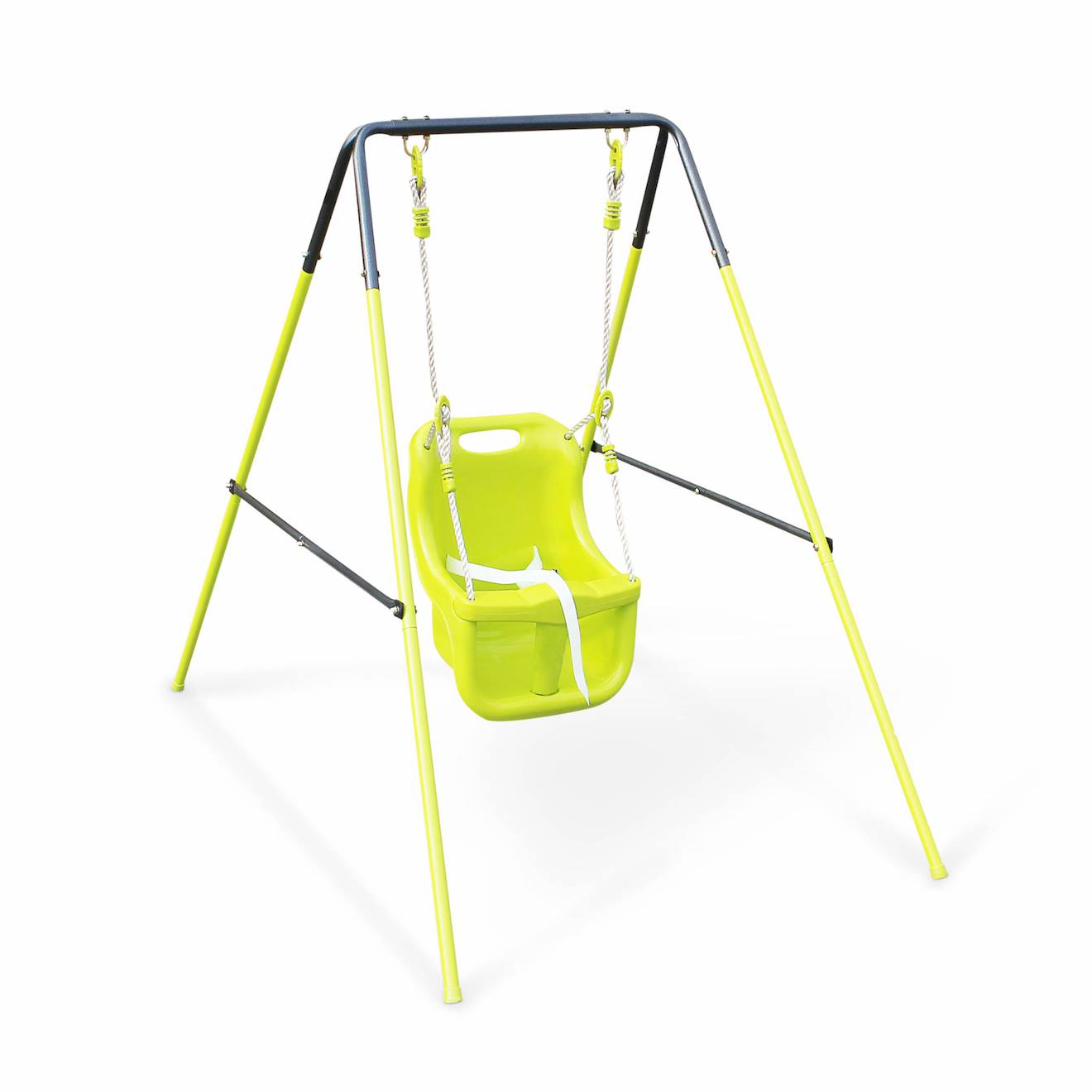 Portique Balançoire Pour Bébé Farou, 118cm De Hauteur Vert