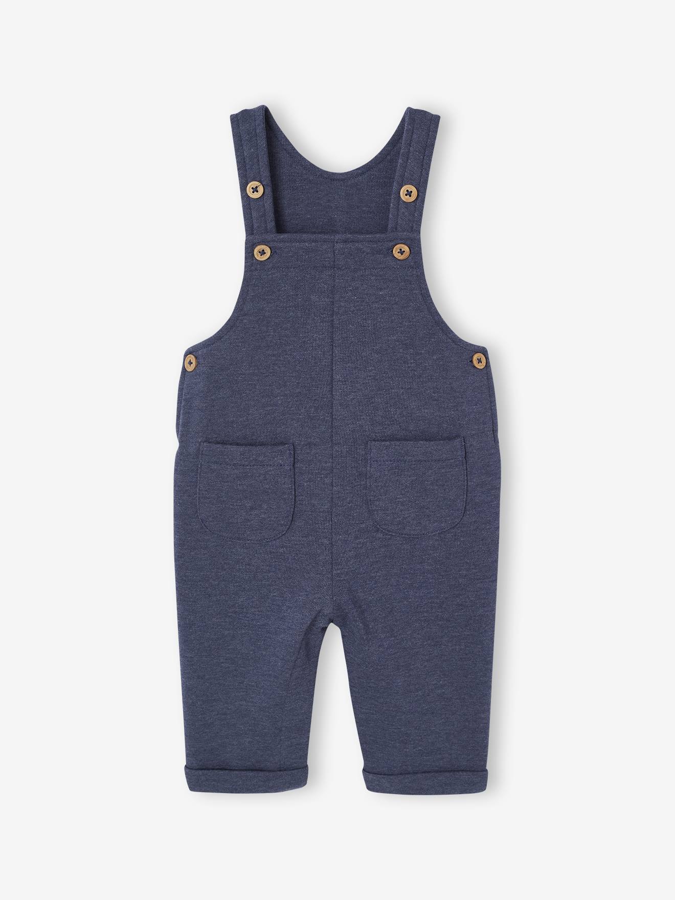 Salopette naissance en molleton bleu chin 20 €