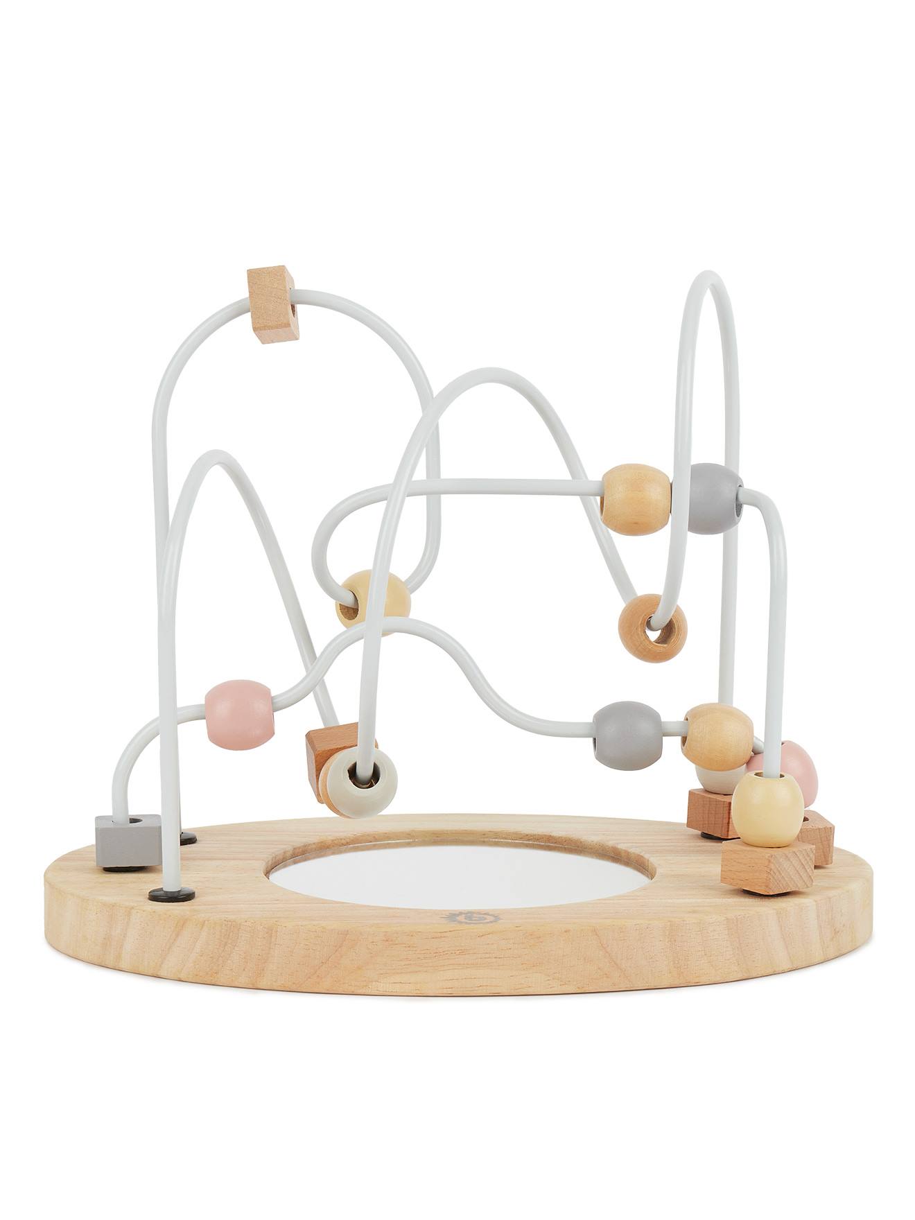 Labyrinthe De Perles Avec Miroir - 25cm Rose