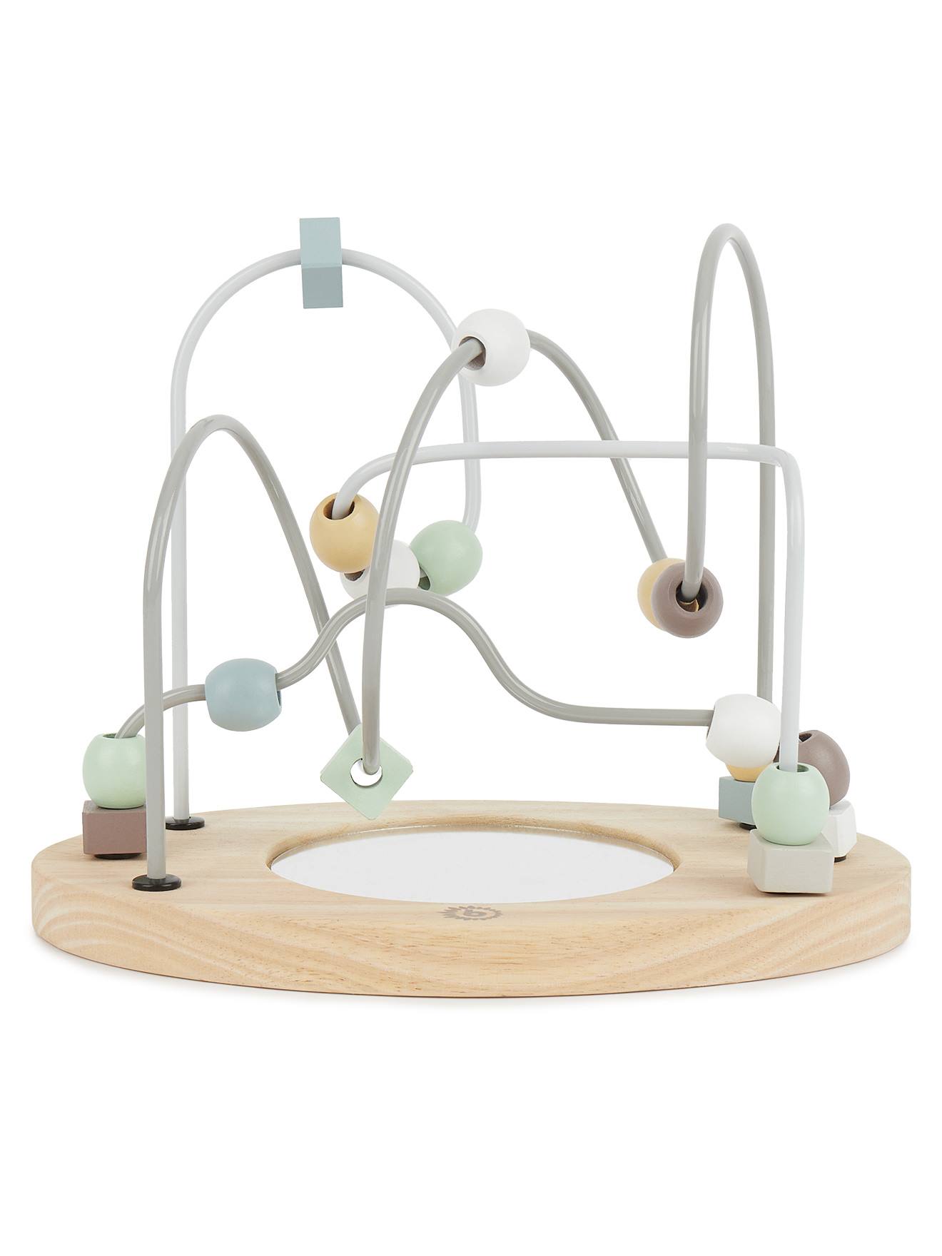 Labyrinthe De Perles Avec Miroir - 25cm Bleu