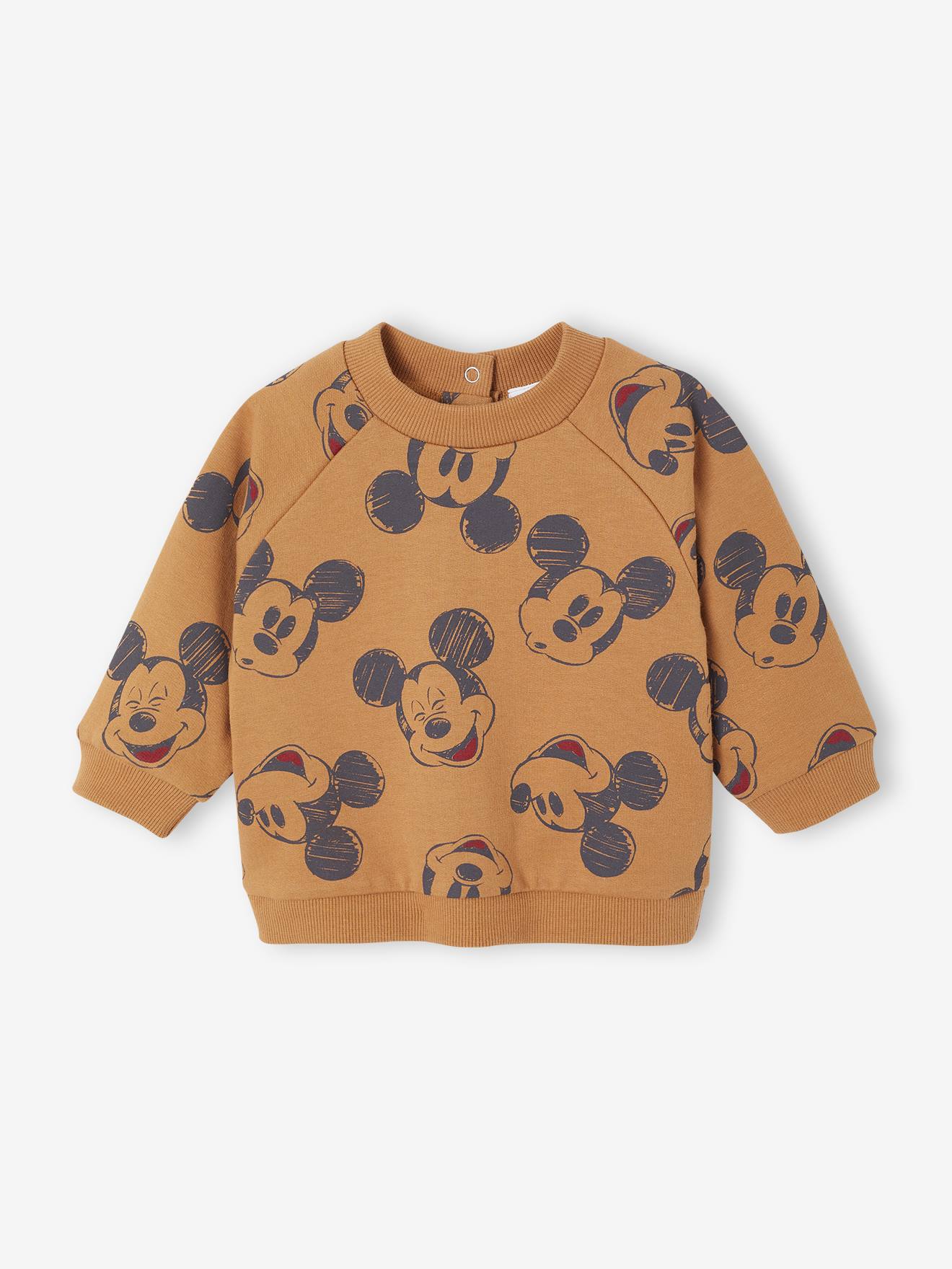 Sweat-shirt bébé Disney Mickey brun