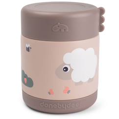 Puériculture-Boîte repas isotherme tiny farm rose (300 ml)