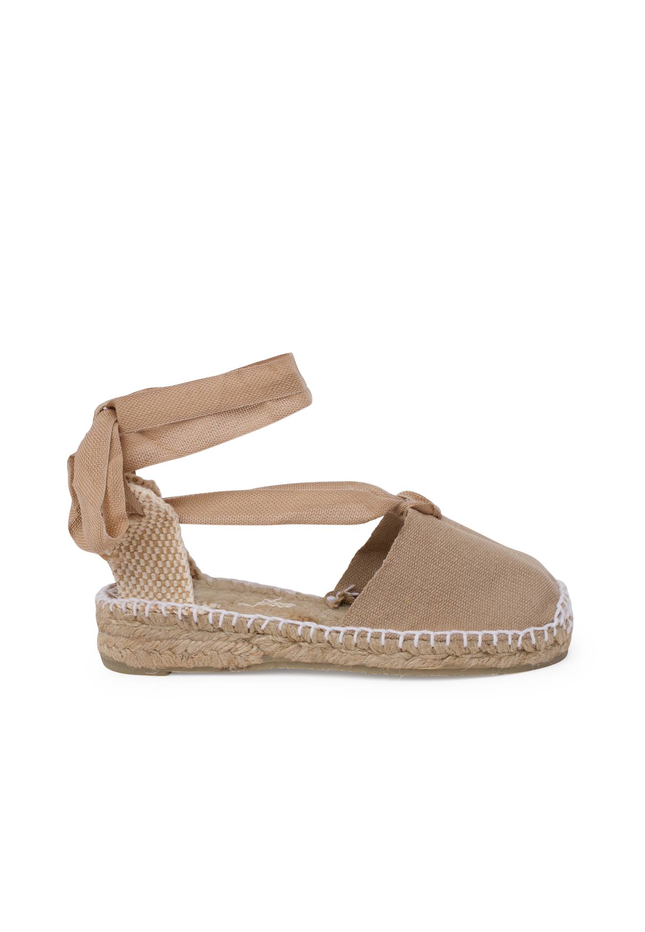 Espadrilles Pour Et Enfant En Couleur Unie Sable