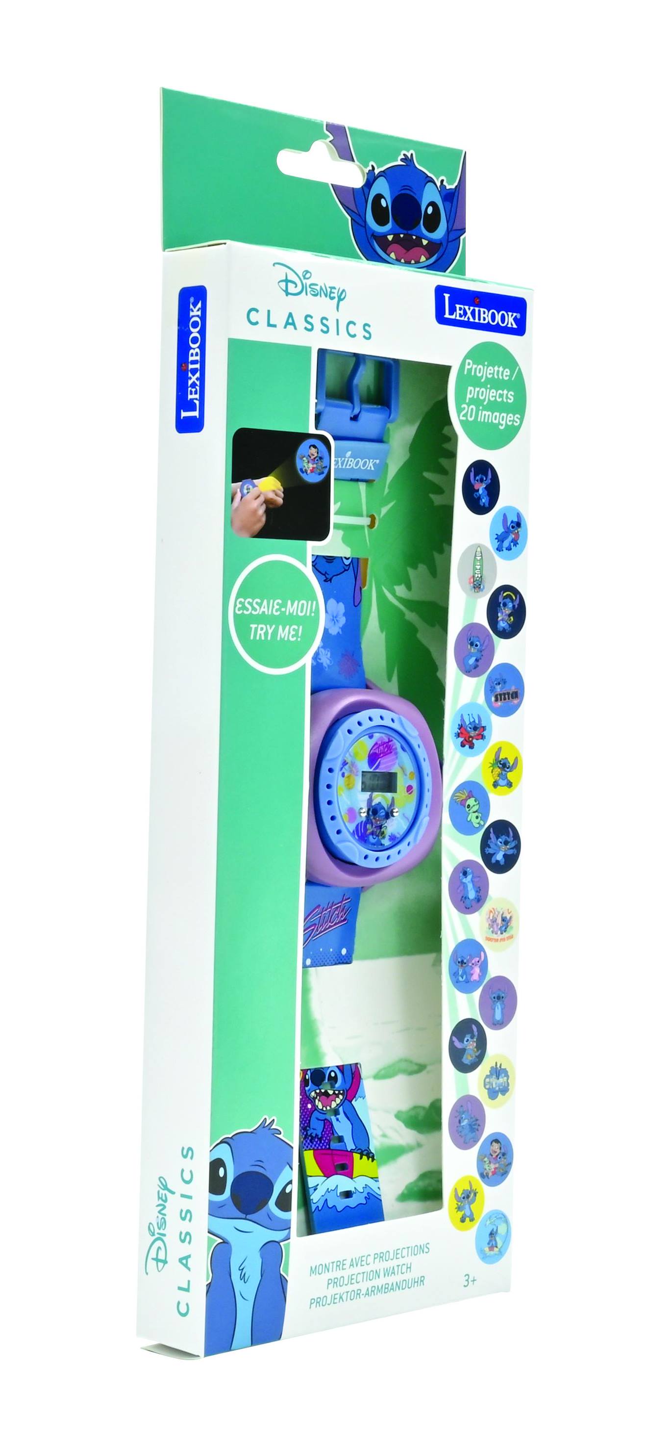 Montre Enfant Projecteur Vert - Montre Digitale Avec 24 Projections, Jouet Garçon/Fille