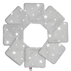 -Lingettes bébé lavables en  coton 8 pièces stella