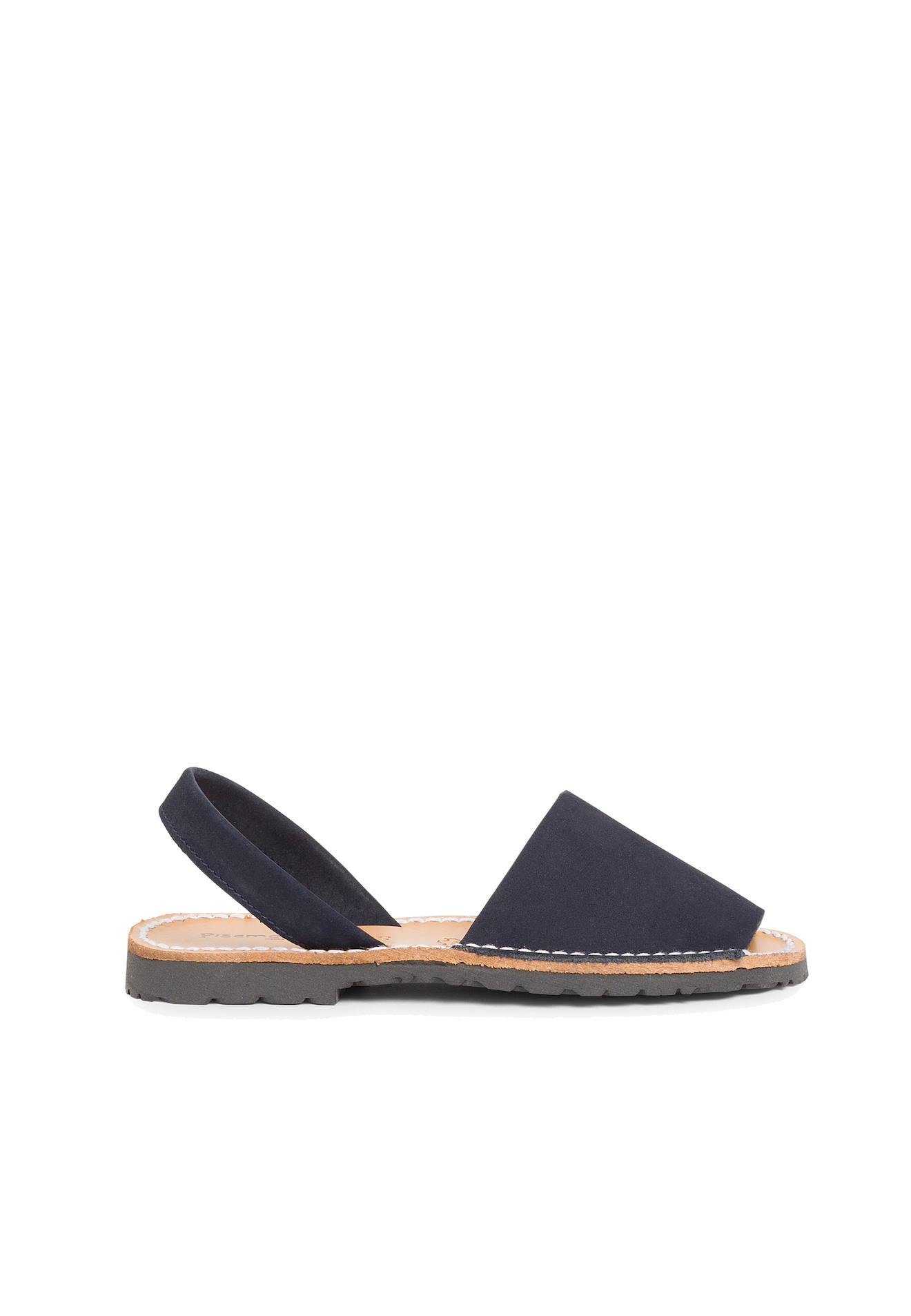 Sandales Avarcas Nubuck Bleu Marine