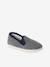 Chaussons velours élastiqués enfant - Fabriqués en France bleu+gris 8 - vertbaudet enfant 