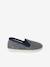 Chaussons velours élastiqués enfant - Fabriqués en France bleu+gris 10 - vertbaudet enfant 