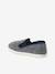 Chaussons velours élastiqués enfant - Fabriqués en France bleu+gris 11 - vertbaudet enfant 