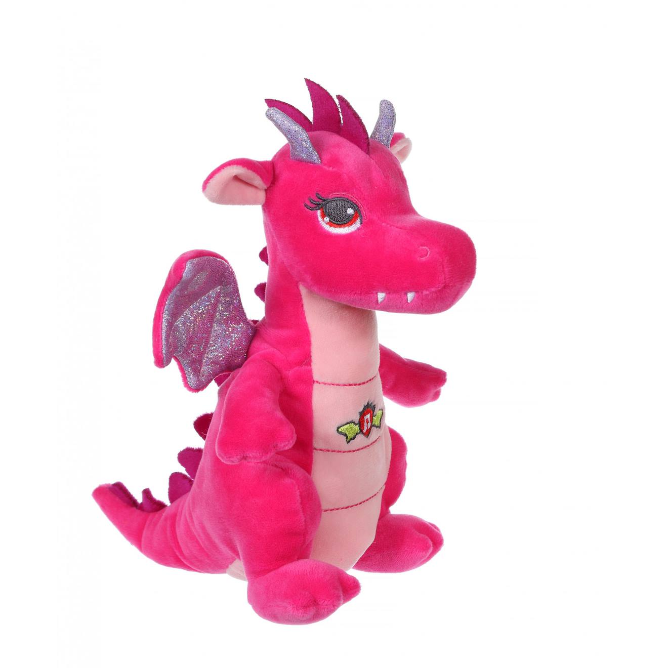 Dragon Floppy 30 Cm – Peluche Bleue Ultra Douce – Position Assise – En 3 Couleurs Pastel – Cadeau Enfant Dès La Naissance