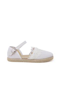 Chaussures-Chaussures fille 23-38-Espadrilles dentelle cérémonie