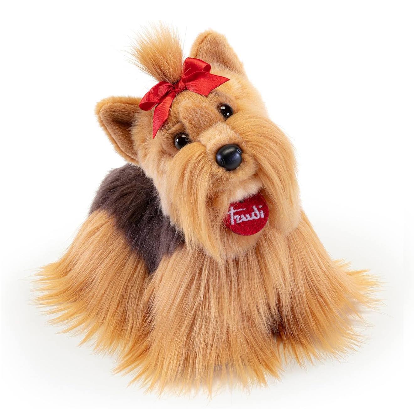 Peluche Chien Yorkshire 21 Cm Marron