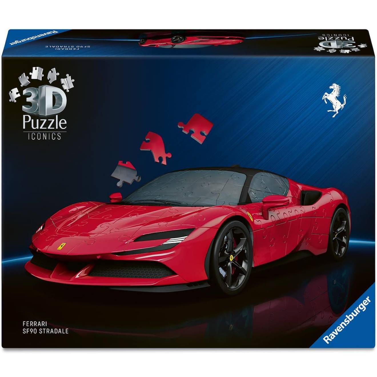 Puzzle 3d Ferrari Sf90 Stradale 108 Pcs Rouge