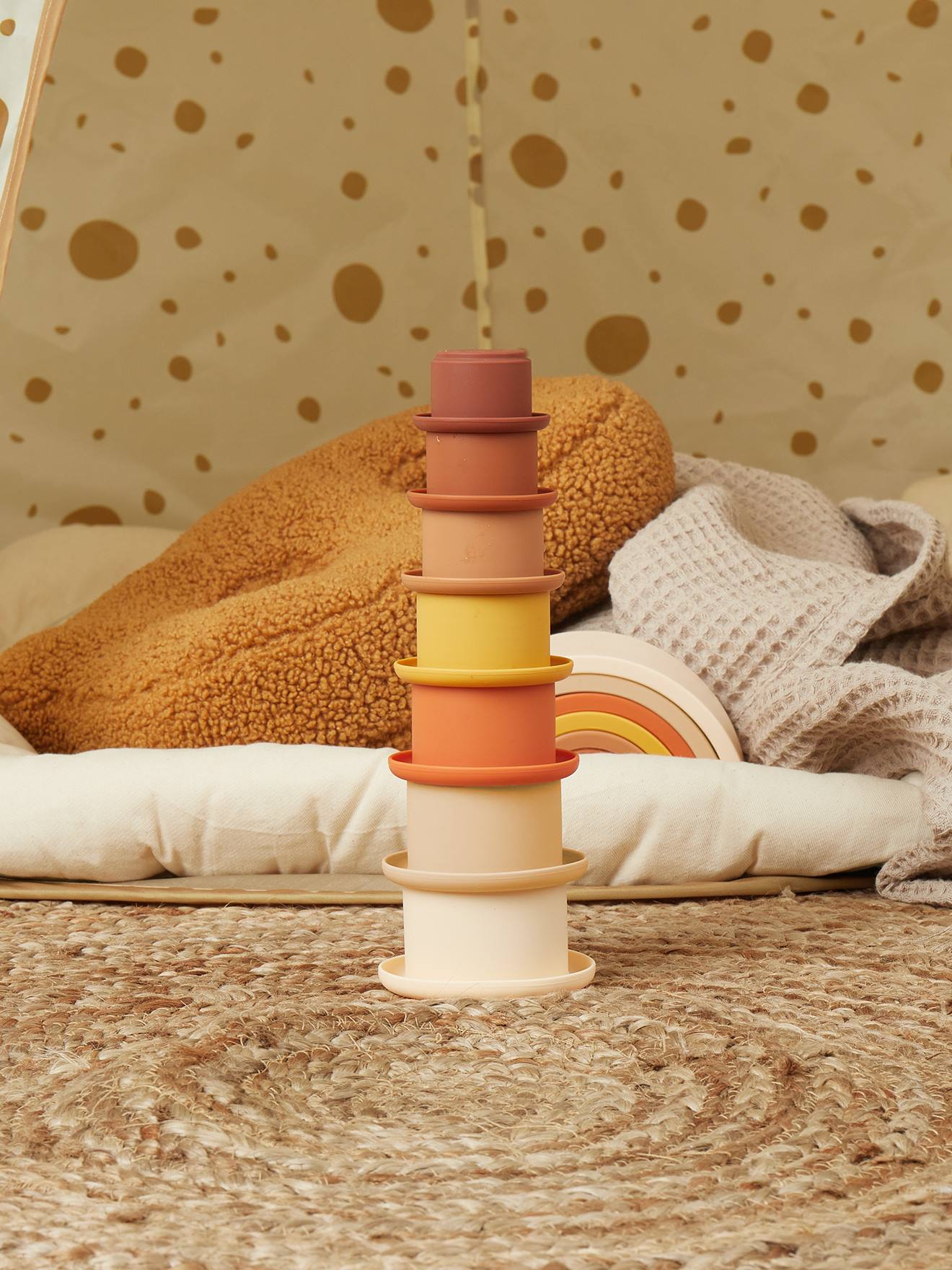 Tour À Empiler Silicone - Gobelets Empilables Chocolate Bliss (Bieco) - Image 2