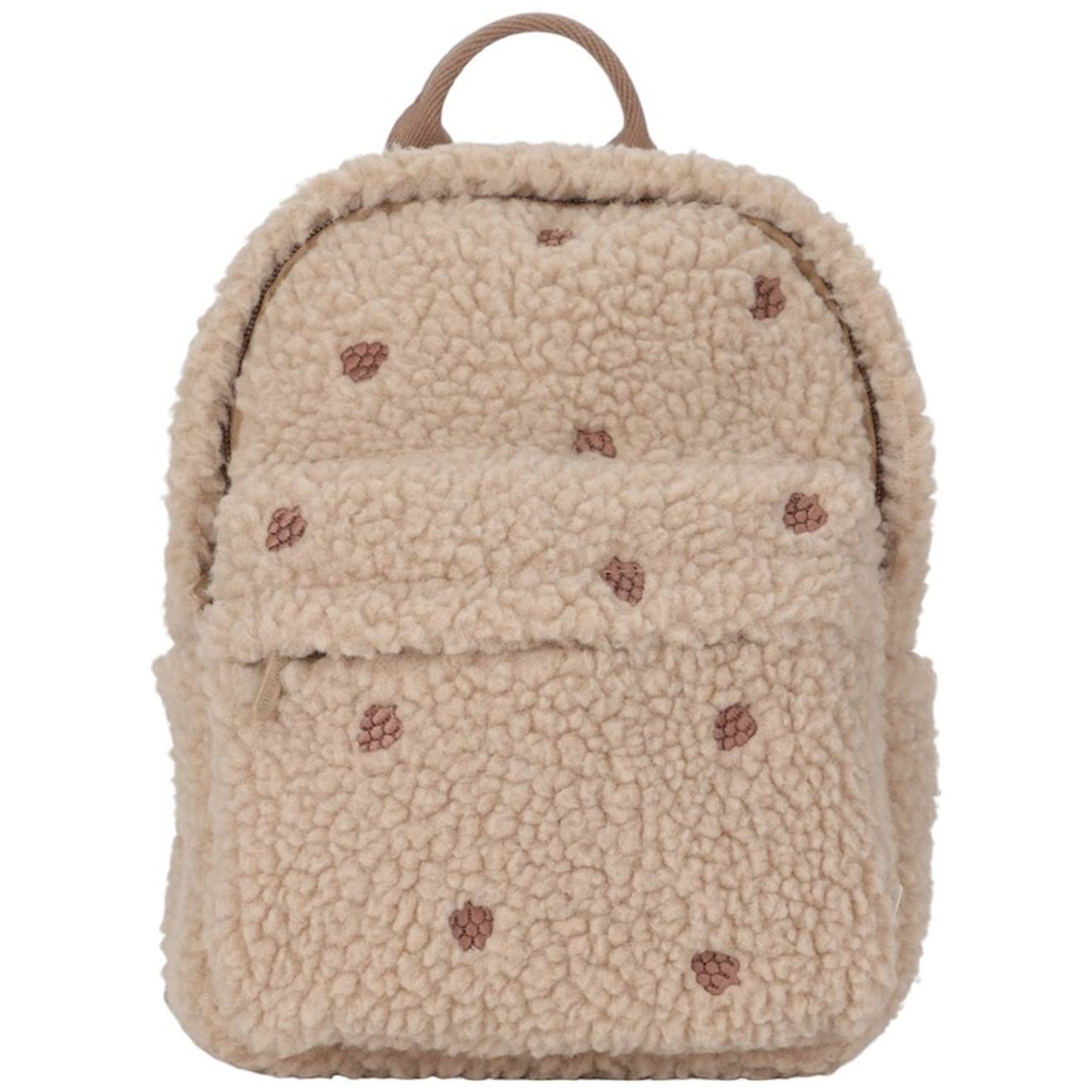 Sac À Dos Bébé Teddy Forest Friends (22,5x29 Cm) Beige