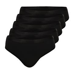 Vêtements de grossesse-Lingerie-Culotte, shorty-Lot de 5 culottes menstruelles taille haute femme
