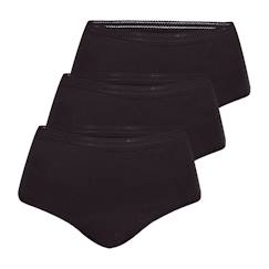 Vêtements de grossesse-Lingerie-Culotte, shorty-Lot de 3 culottes menstruelles taille haute femme
