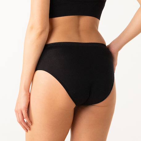 Lot de 5 culottes menstruelles femme Noir 3 - vertbaudet enfant 