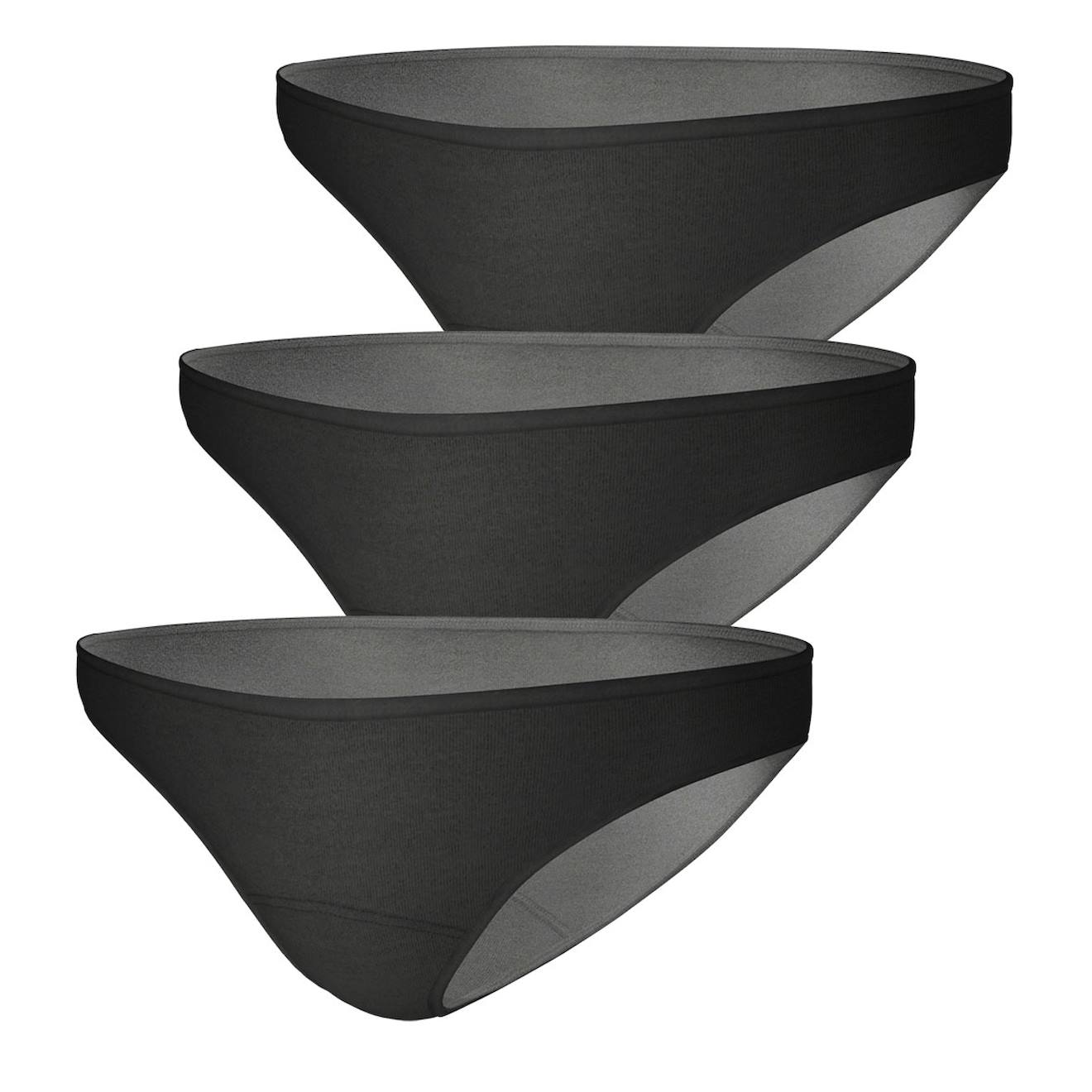 Lot De 3 Culottes Menstruelles Noir
