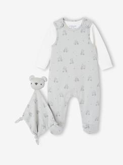 Ensemble 3 pièces naissance combinaison body doudou  - vertbaudet enfant