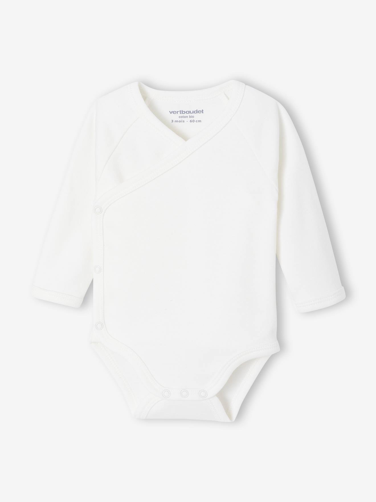 Ensemble 3 pièces naissance combinaison body doudou vert d'eau (Vertbaudet) - Image 1