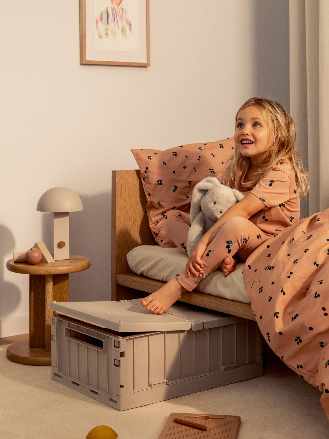 Boite de rangement multicolore