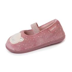 Chaussons ballerines avec élastique de maintien, semelle antidérapante  - vertbaudet enfant