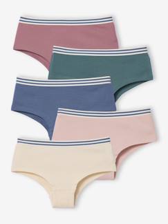-Lot 5 Shorties Jonen unis fille