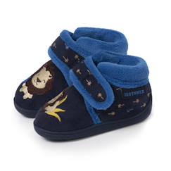 Chaussons bottillons à fermeture à scratch, bon maintien du pied, semelle antidérapante  - vertbaudet enfant