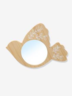 -Miroir en bois oiseau