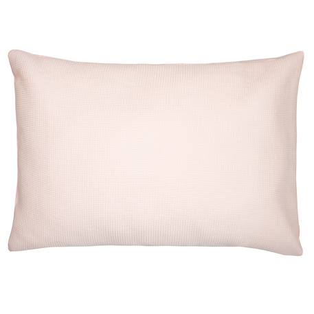 Taie d'oreiller unie en coton nid d'abeille Beige+Bleu+Écru+Rose+Vert 10 - vertbaudet enfant 