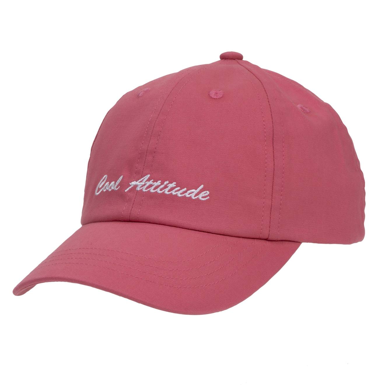 Casquettes 100% Coton, Ajustable, Message Brodé Happy Kid Rose