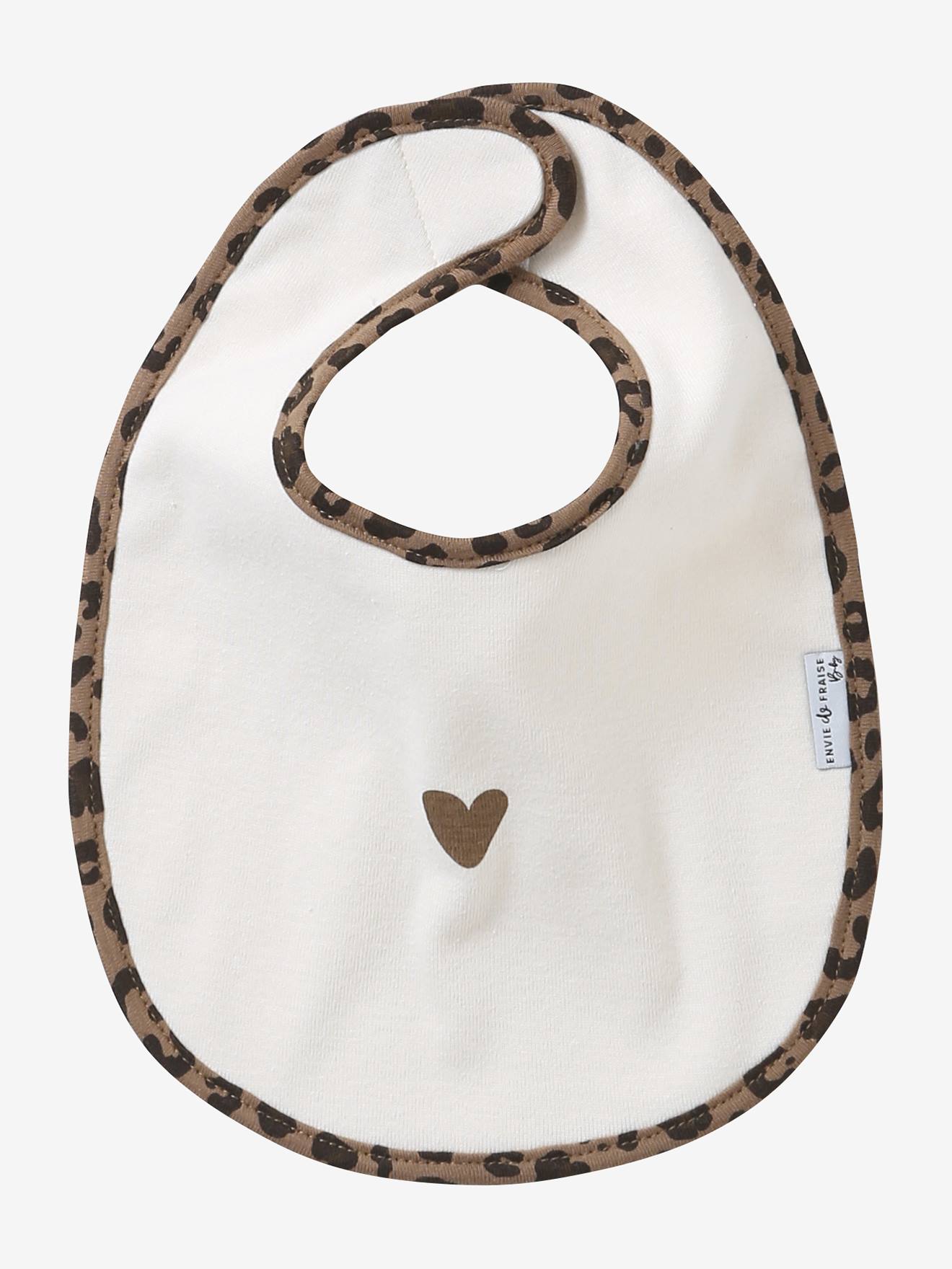 Semainier de bavoirs Léopard personnalisable beige (Envie De Fraise) - Image 2